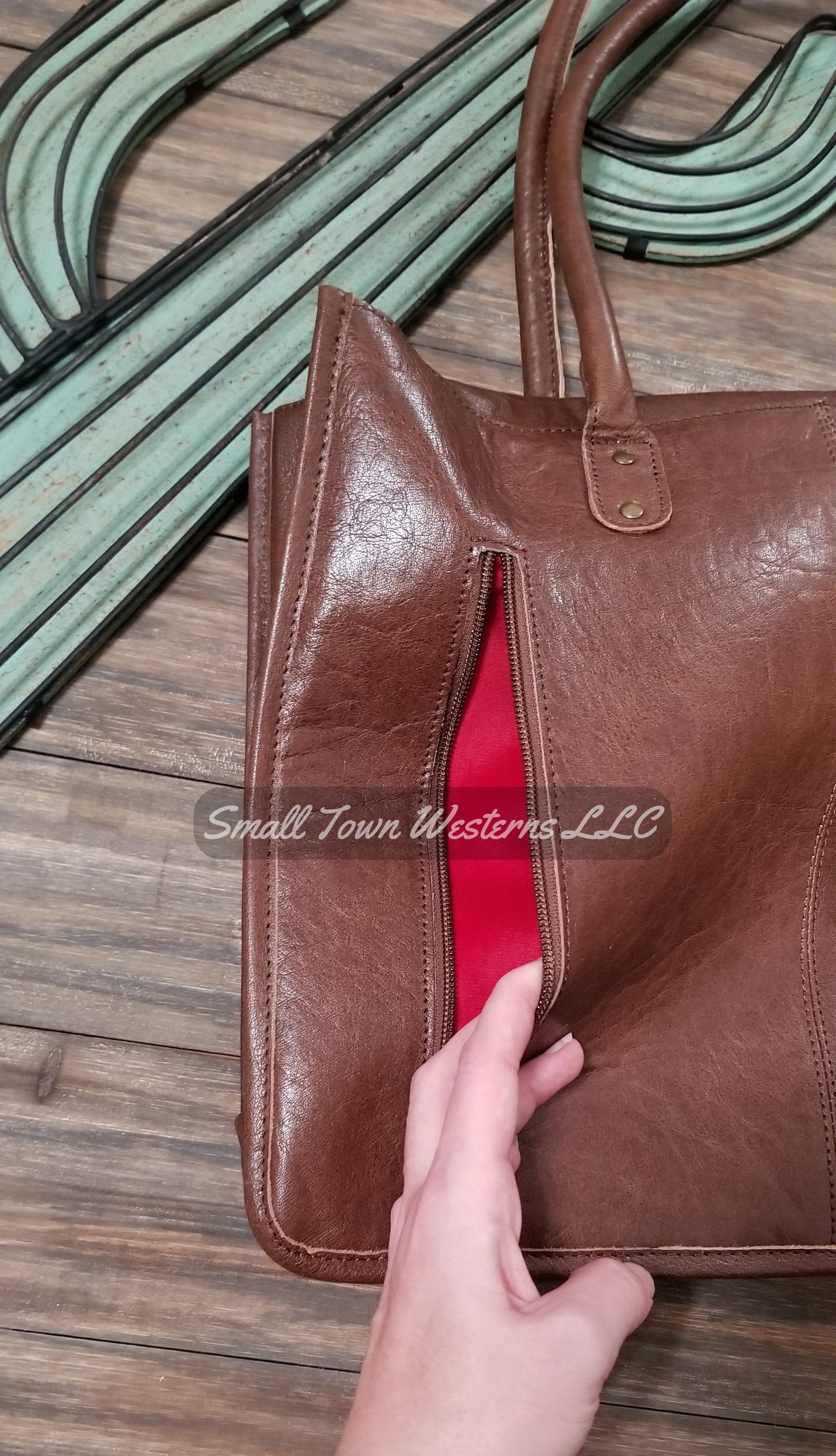 Down To Business Tote | Western Cowgirl Tooled Leather Cowhide Tote Purse