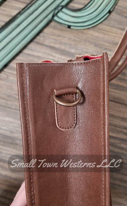 Down To Business Tote | Western Cowgirl Tooled Leather Cowhide Tote Purse