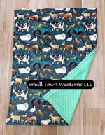 Load image into Gallery viewer, Kids Minky Blankets
