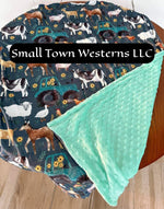 Load image into Gallery viewer, Kids Minky Blankets
