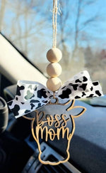 Load image into Gallery viewer, Cow Themed Car Charm/Ornaments
