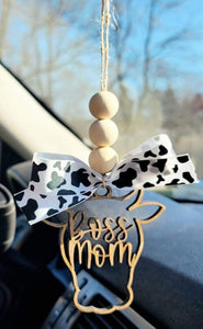 Cow Themed Car Charm/Ornaments