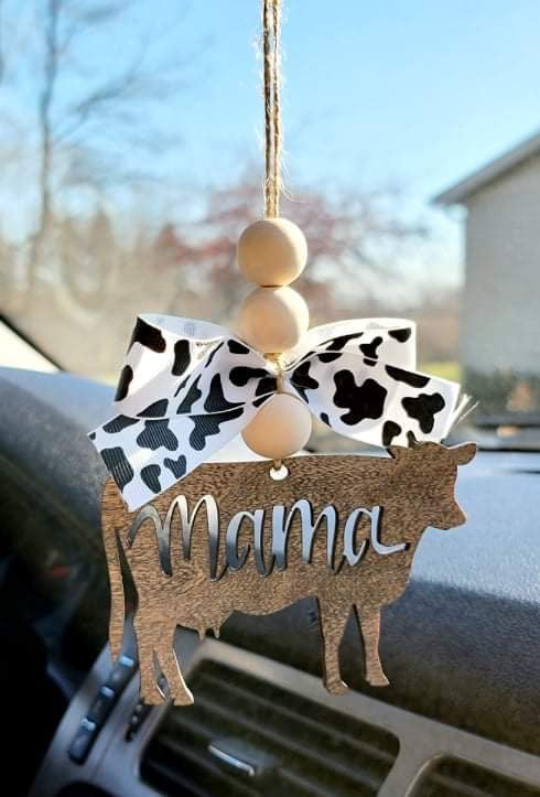 Cow Themed Car Charm/Ornaments