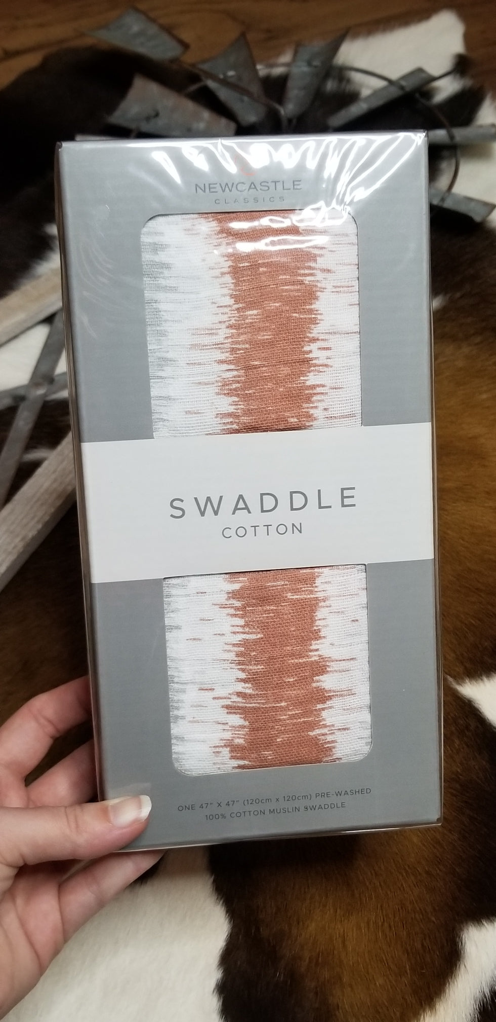 Stormy Swaddle Blanket | Western Baby Soft Swaddle Blanket