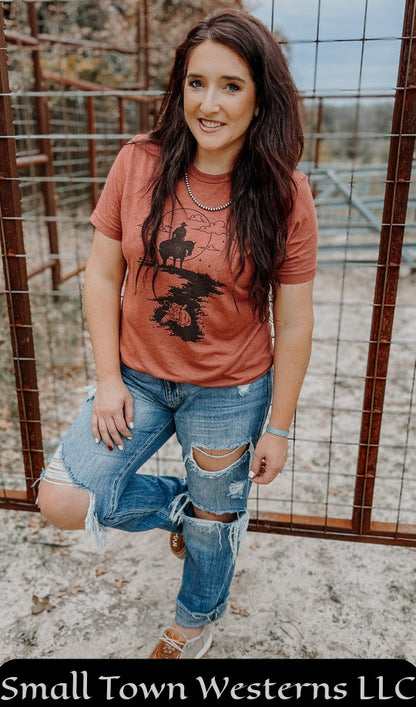 Cowboy Night Light Tee